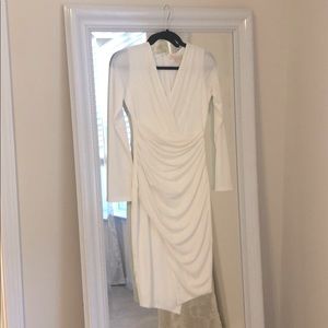 Engagement/Rehearsal White Dress Hidden Label